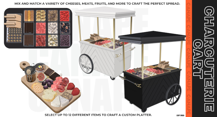 [Canape] Charcuterie Cart - FATPACK