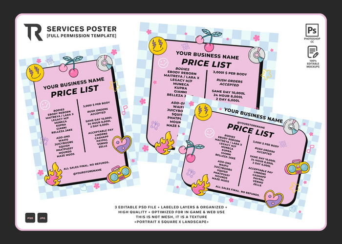 [TR] Retro Services Poster