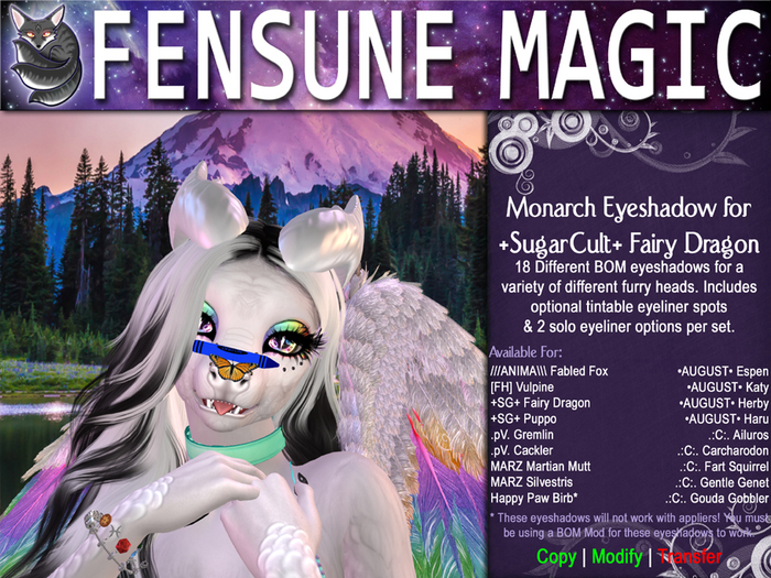 .:FM:. Fairy Dragon Monarch Eyeshadow Set