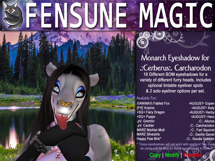 .:FM:. Carcharodon Monarch Eyeshadow Set