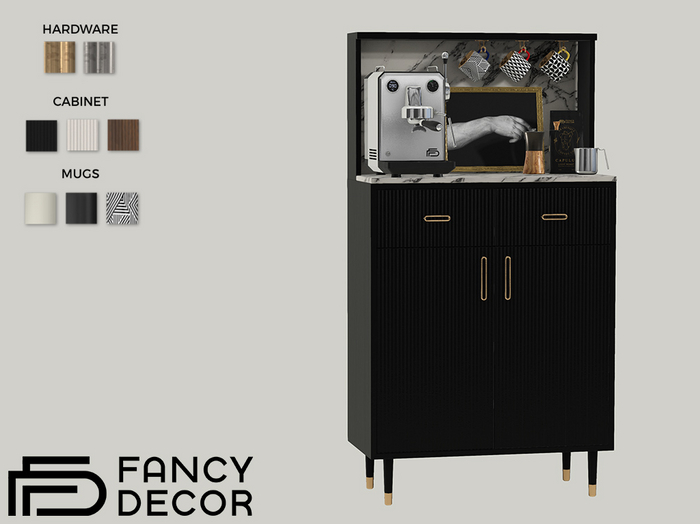 Fancy Decor: Capulus Coffee Cabinet Fatpack