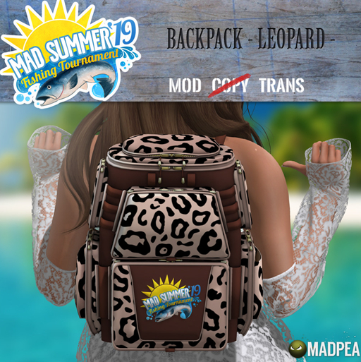 MadPea Backpack - Leopard (add)
