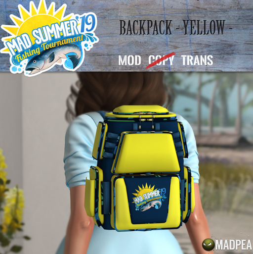 MadPea Backpack - Yellow (add)