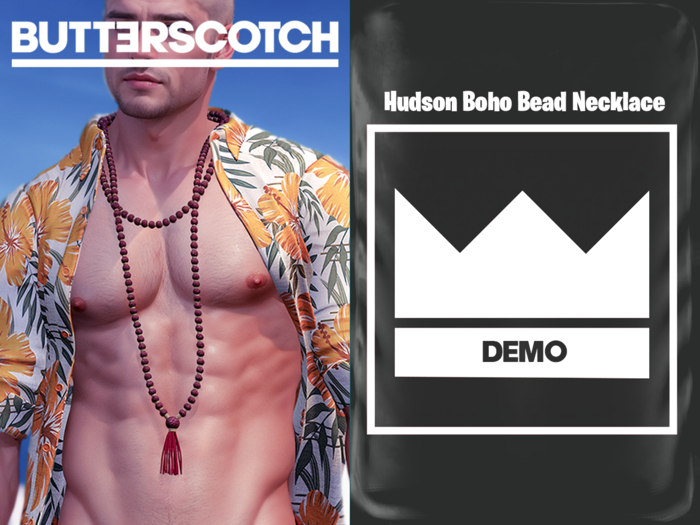 BUTTERSCOTCH . Hudson Boho Bead Necklace {DEMO}