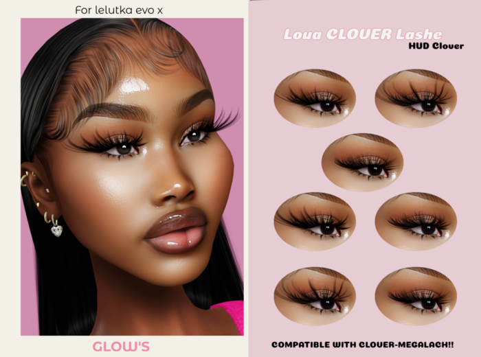 GLOW'S-MIRA LASHES X CLOVER MEGALASH.