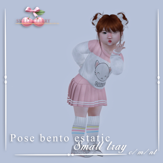 Second Life Marketplace - Pose bento static small tray