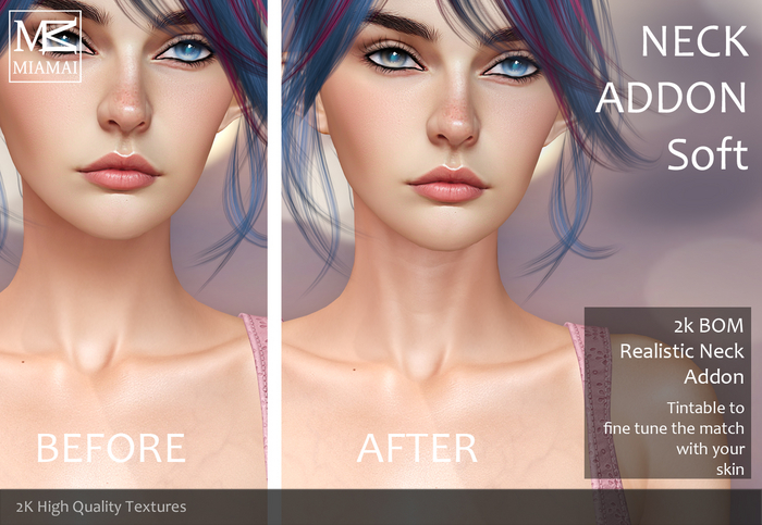 Miamai_NeckAddon Soft EvoX DARK Pack