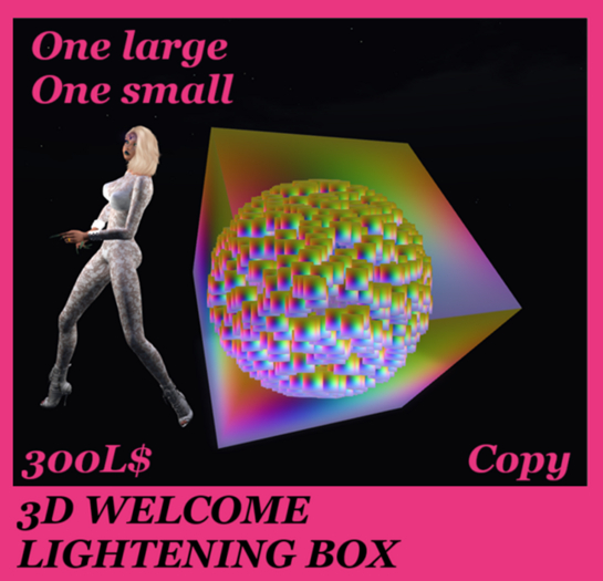 3D WELCOME LIGHTENING BOX