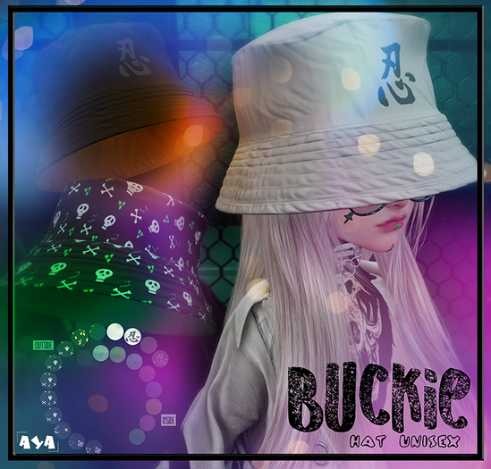 *aya HAT Buckie Unisex Can Be Resized With Color HUD