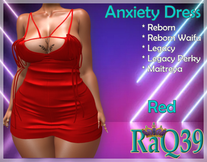 [R39] Anxiety Dress-Red