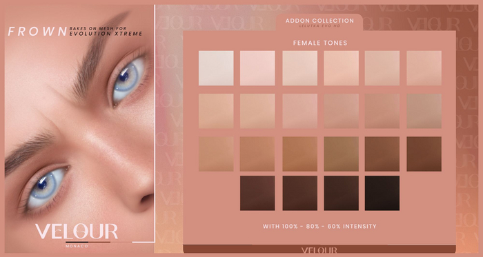 VELOUR "FROWN" ADDON FEMME