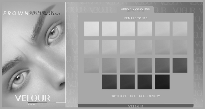 VELOUR "FROWN" ADDON FEMME DEMO