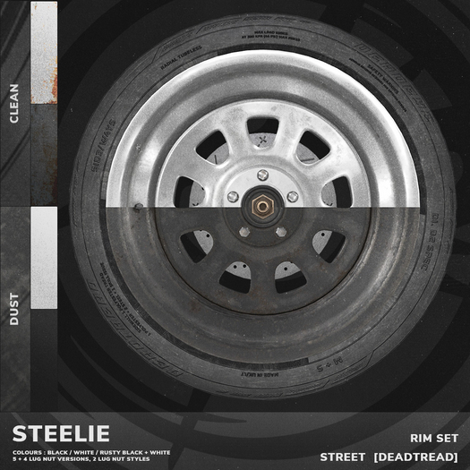 Second Life Marketplace - Di: Steelie Rims [Rim Set]