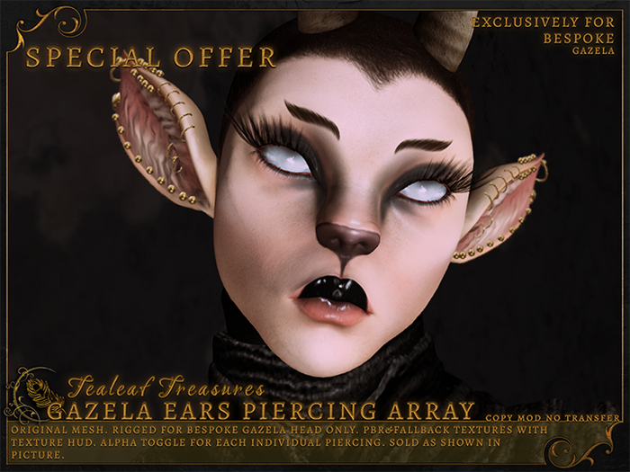 Tealeaf Treasures - Gazela Ears Piercing Array