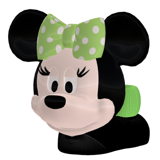 Green Female Mouse Slippers (Boxed)