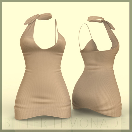 Beige Rosa Dress Reborn