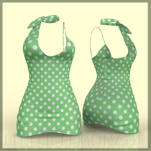 Green Rosa Dress Waifu