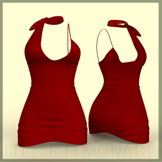 Red Rosa Dress Waifu
