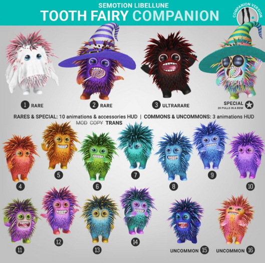 SEmotion Libellune Tooth Fairy Companion COMMON 04