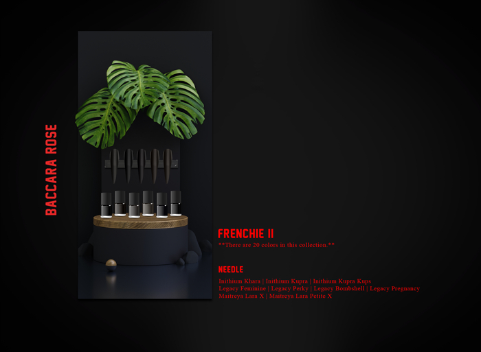 Baccara Rose Frenchie II Applier [Needle]