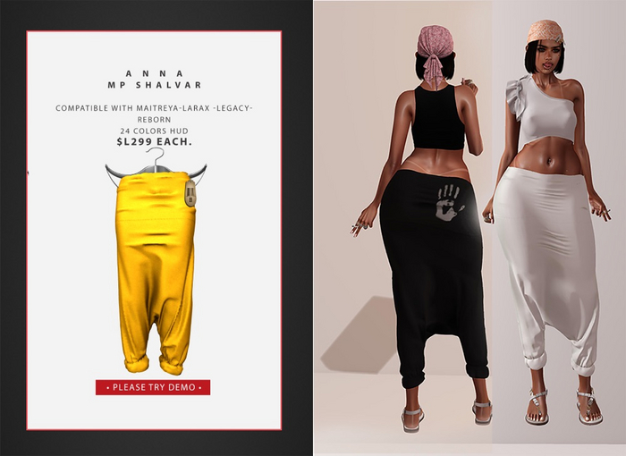 ANNA[MP Shalwar Pants]Yellow