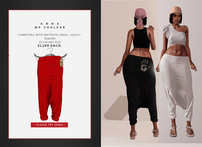 ANNA[MP Shalwar Pants]Red