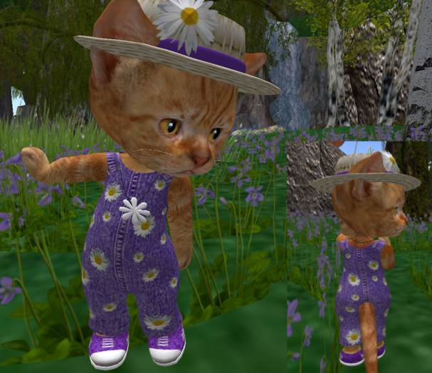 Dinkie Daisy Overalls purple