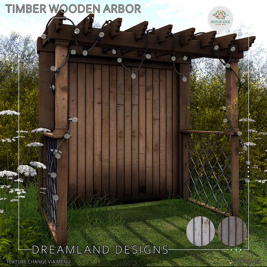 Second Life Marketplace - DD Timber Wooden Arbor