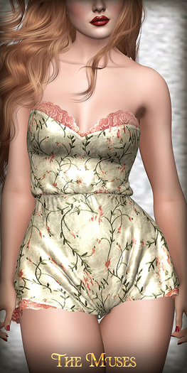 The Muses . Lillian Romper . Pink