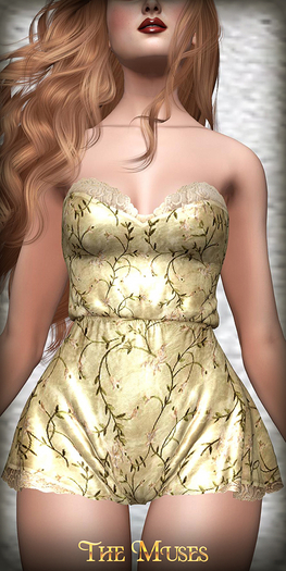 The Muses . Lillian Romper . Ivory