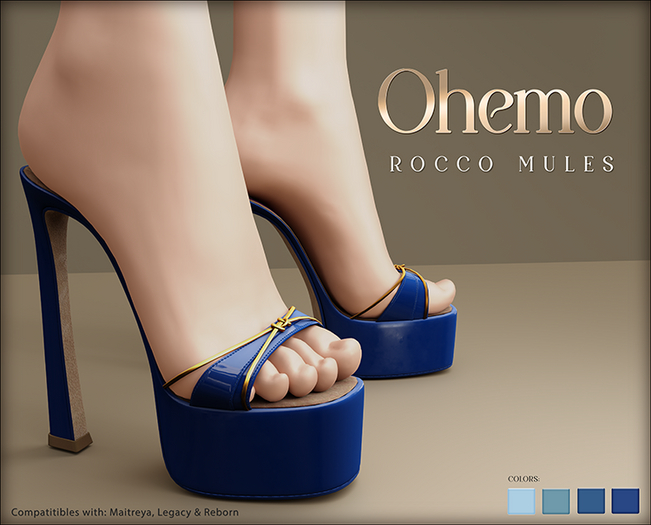 Ohemo - Rocco mules - blues (add me)