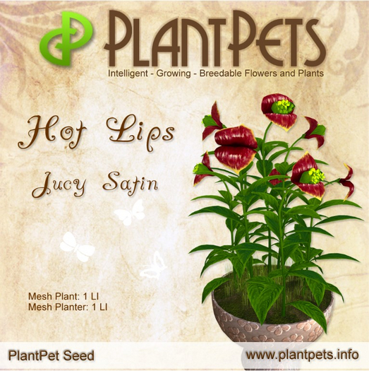 PlantPet Seed [Hot Lips *Jucy Satin*]