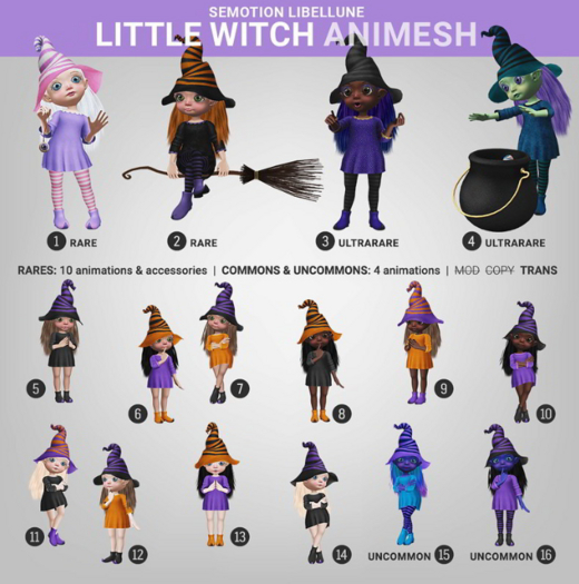 SEmotion Libellune Little Witch Animesh COMMON 08