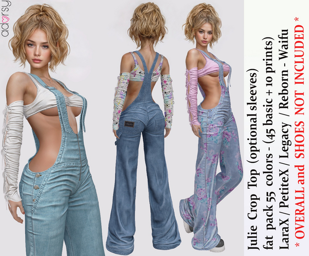 adorsy - Julie Top Fatpack - LaraX/Legacy/PetiteX/Reborn/Waifu