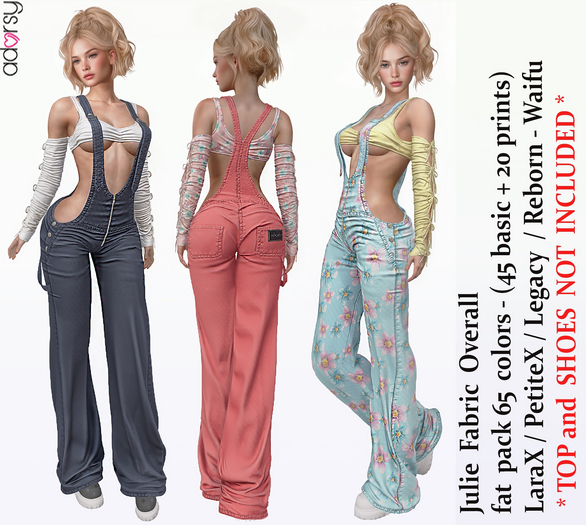 adorsy - Julie Overall Fatpack - LaraX/Legacy/PetiteX/Reborn/Waifu