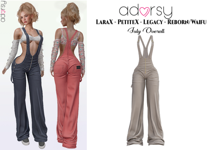 adorsy - Julie Overall Brown - LaraX/Legacy/PetiteX/Reborn/Waifu