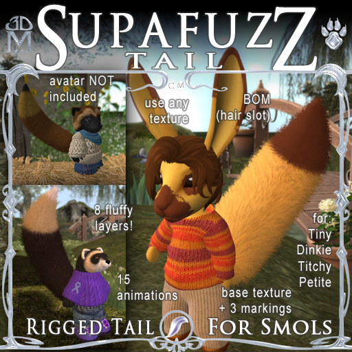 3DM SupaFUZZ Tails for Smols