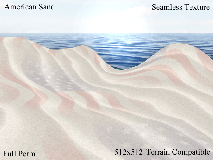 FULL PERM American Sand Seamless Texture - Terrain Compatible