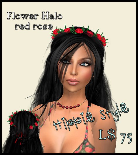 Flower Halo for hair d