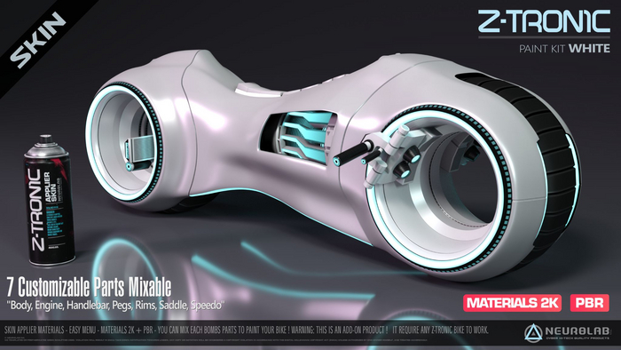 Z-TRONIC SKIN APPLIER (WHITE + PBR) [NeurolaB Inc.]