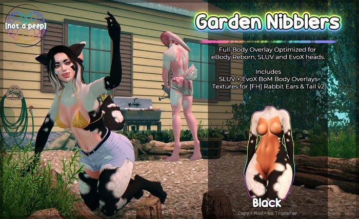 [n.a.p] Garden Nibblers - Black