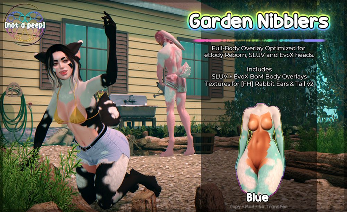 [n.a.p] Garden Nibblers - Blue