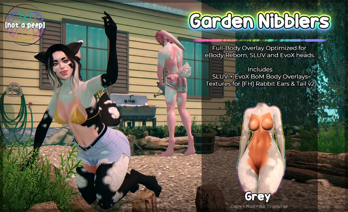 [n.a.p] Garden Nibblers - Grey