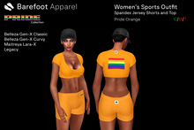 PRIDE ORANGE Women's Sports Outfit