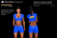 PRIDE BLUE Women's Sports Outfit