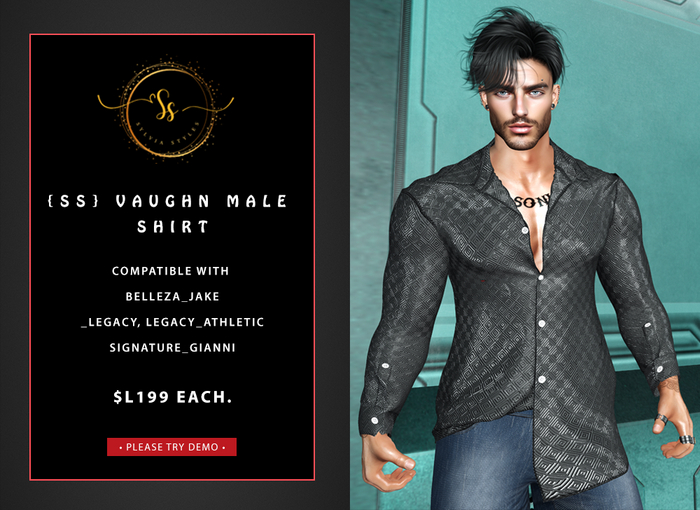Vaughn Male Shirt 01