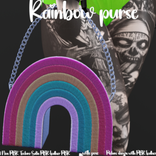 {Chaotic} Rainbow Purse {Add me}