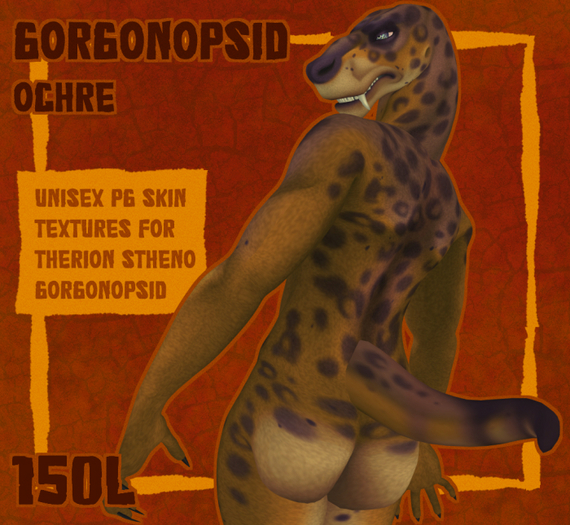 [MUMOO] // Ochre Gorgonopsid