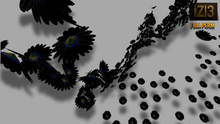 Mesh Sunflowers - Full Perm (5 Set) blk 