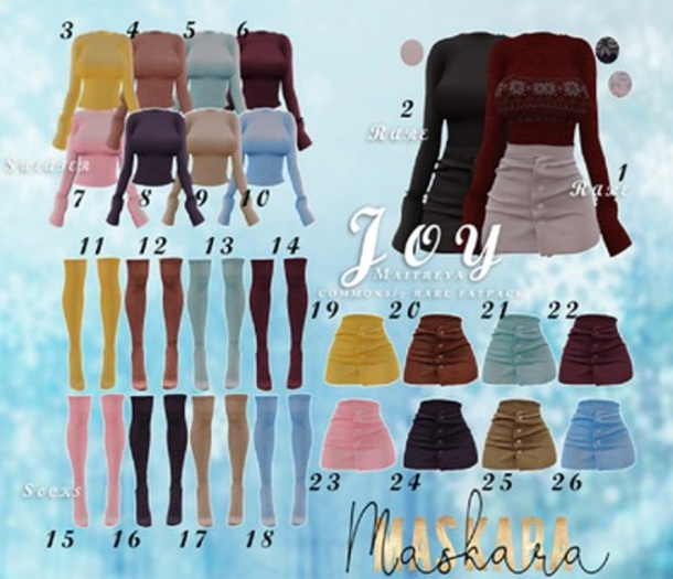 {MasKara} Joy Sweater//Gold//Common M